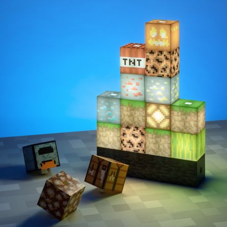 Minecraft Block Leuchte mit 16 Elementen
