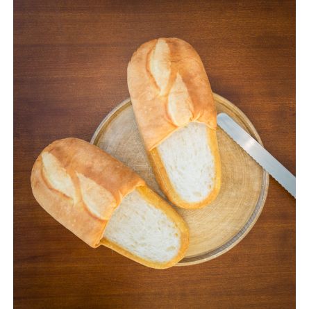 Weißbrot Hausschuhe