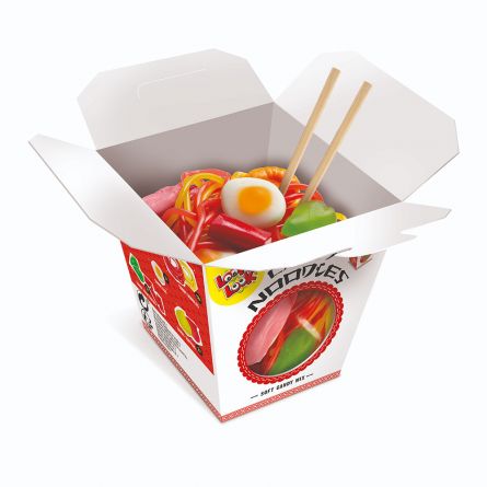 Nudel-Snack aus Fruchtgummis