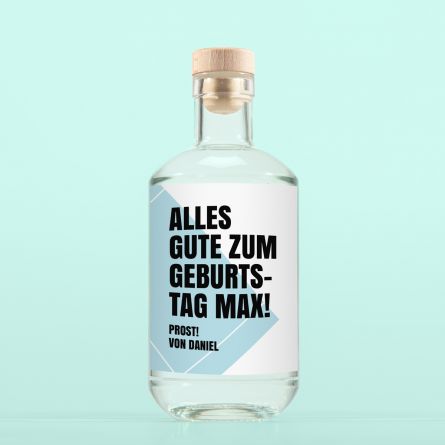 Gin mit Text