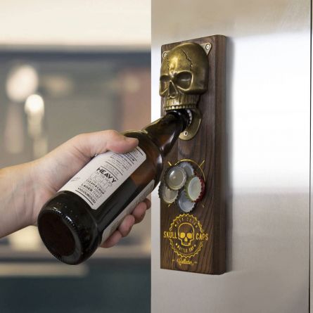 Magnetischer Totenschädel Flaschenöffner