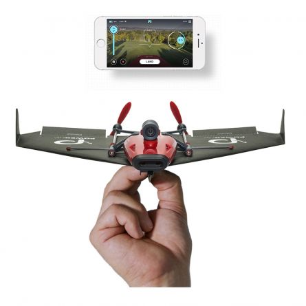 PowerUp FPV Papierflieger-Drohne mit VR Headset
