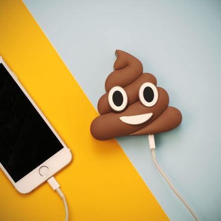 Emoji Poop Ladegerät für Smartphones