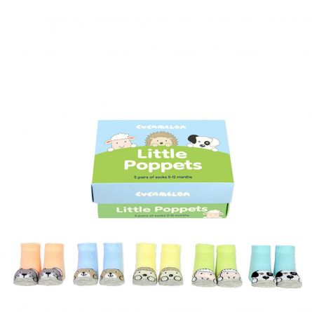 Tierisch süße Baby-Socken 5er-Set