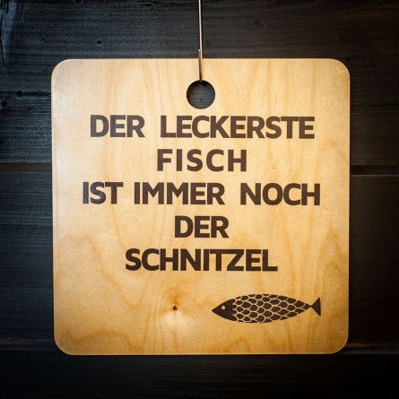 Schnitzel-Fisch Schneidebrett