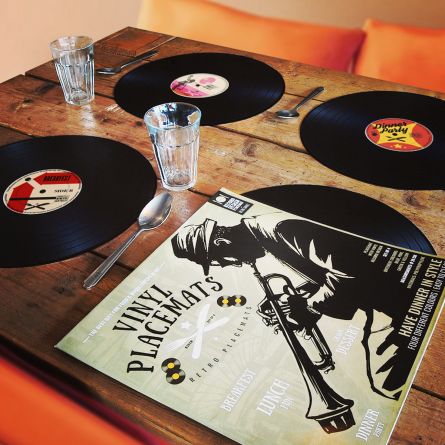 Vinyl Tischsets 4er Set