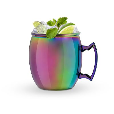 Geschenke für Männer - Bunt schillernder Moscow Mule Becher