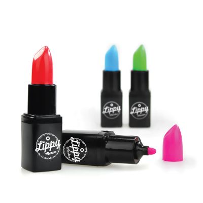 Spass im Büro - Lippenstift Textmarker 4er Set