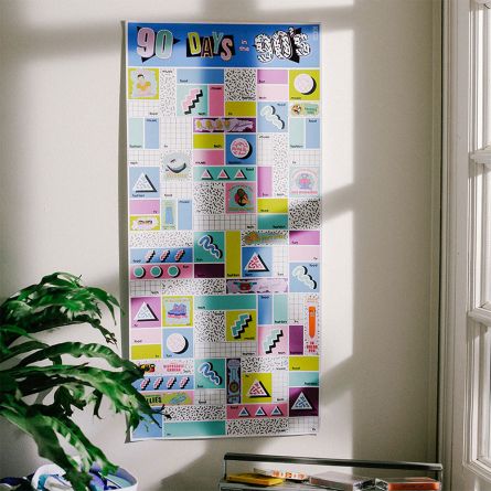Rubbel-Poster 90 Tage in den Neunzigern