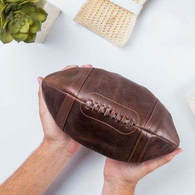 Leder-Kulturbeutel American Football Leder-Kulturbeutel American Football