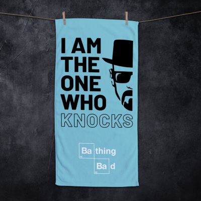 Badezimmer - Handtuch I Am The One Who Knocks