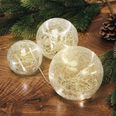 Beleuchtung - LED-Leuchtenset aus Bruchglas