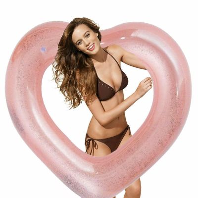 Herz Schwimmreifen mit Glitzer Herz Schwimmreifen mit Glitzer