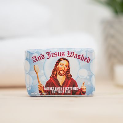 Echt krass - And Jesus Washed Seife