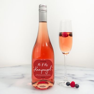 Personalisierbarer Secco zur Hochzeit Personalisierbarer Secco zur Hochzeit