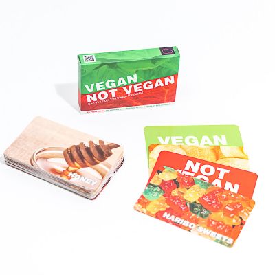 Vegan oder nicht vegan Kartenspiel Vegan oder nicht vegan Kartenspiel