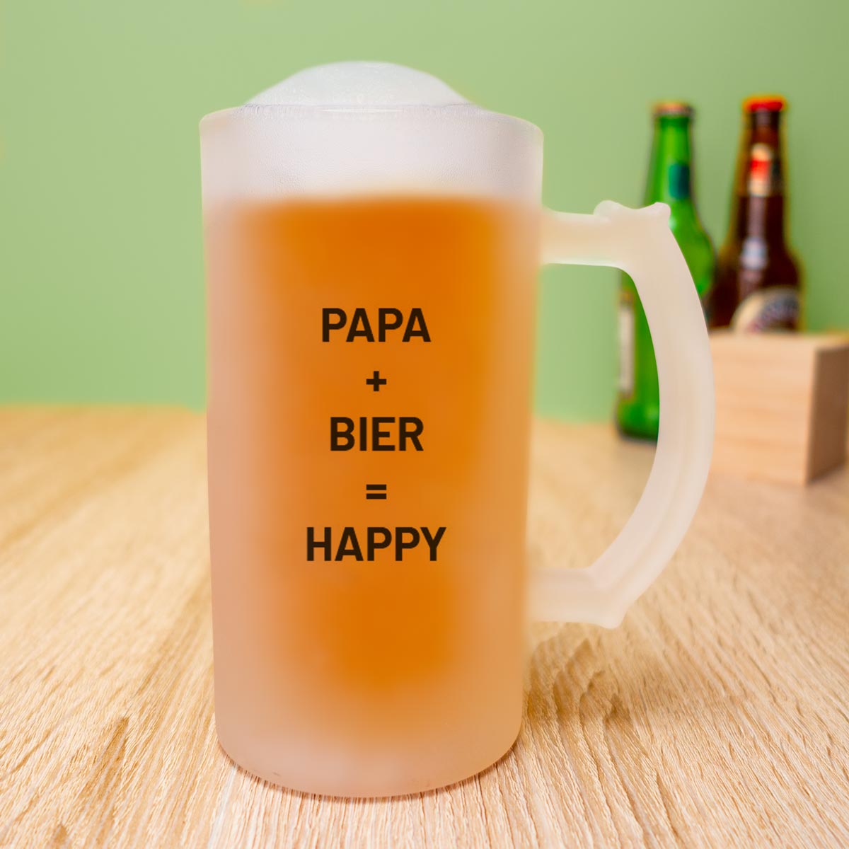 Weihnachtsgeschenke für Papa personalisierbarer Bierkrug mit Bild und Text Weihnachtsgeschenke für Papa personalisierbarer Bierkrug mit Bild und Text