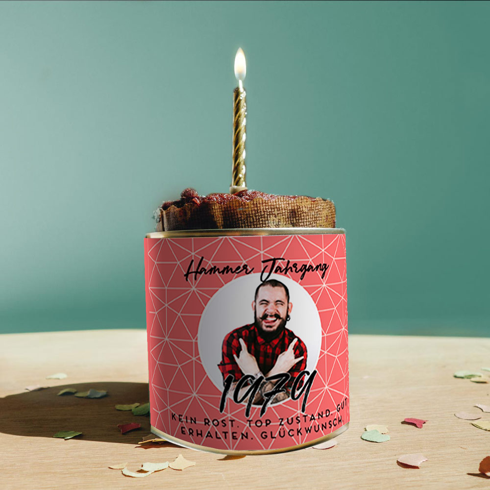 geburtstagsgeschenk für freund personalisierbarer kuchen in der dose geburtstagsgeschenk für freund personalisierbarer kuchen in der dose