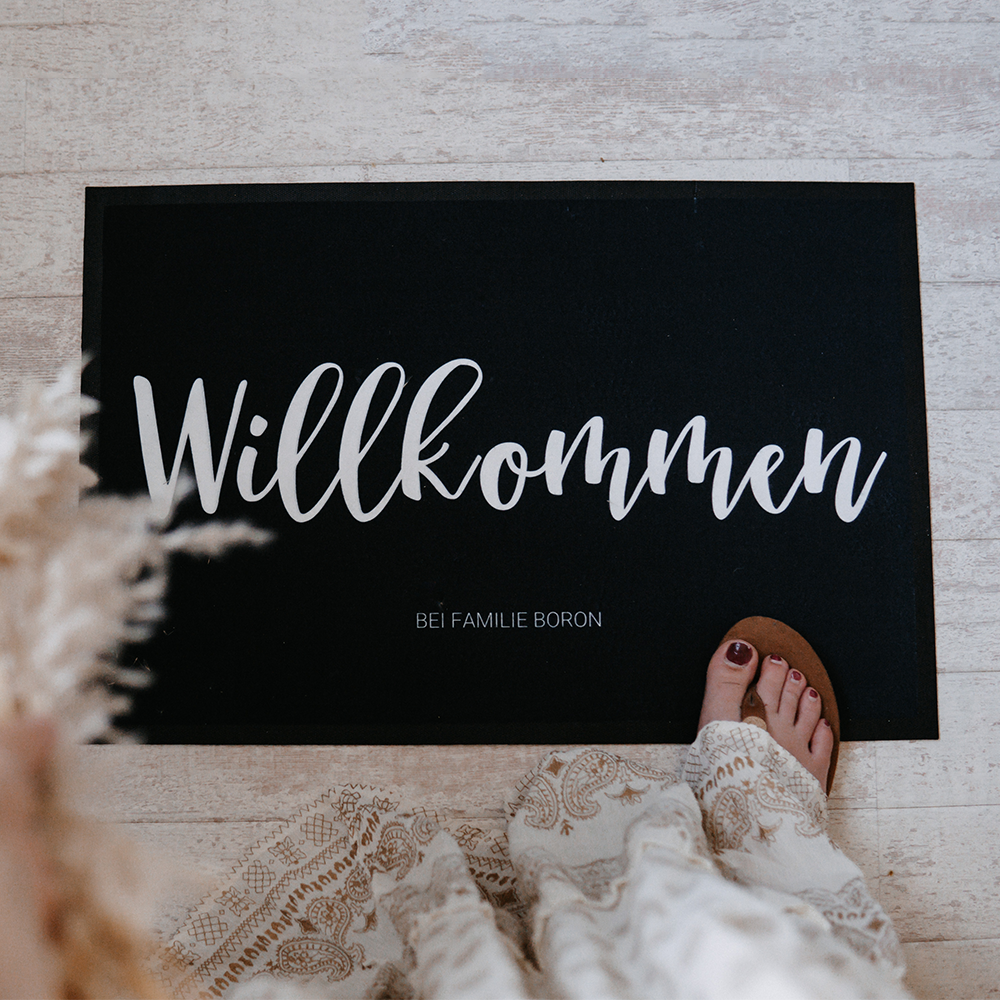 Weihnachtsgeschenke für Frauen personalisierte Fußmatte mit Namen Weihnachtsgeschenke für Frauen personalisierte Fußmatte mit Namen